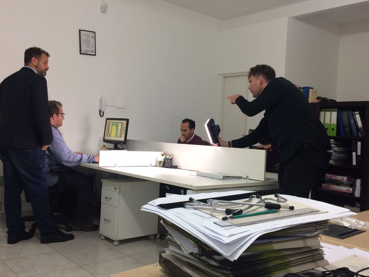 Equipe técnica da Areha Consultoria em atividade de campo